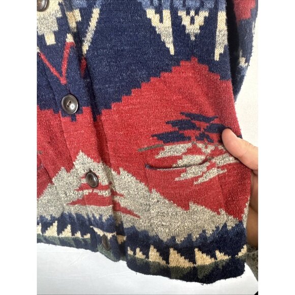 RALPH LAUREN DENIM & SUPPLY Native Ortega Shawl Collar Cardigan Women’s Size S - Picture 3 of 7